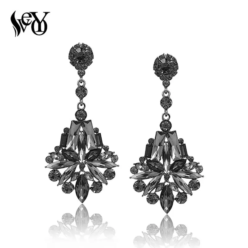 Женские длинные серьги кристалл VEYO роскошные высокого качества|jewelry making earring|jewelry