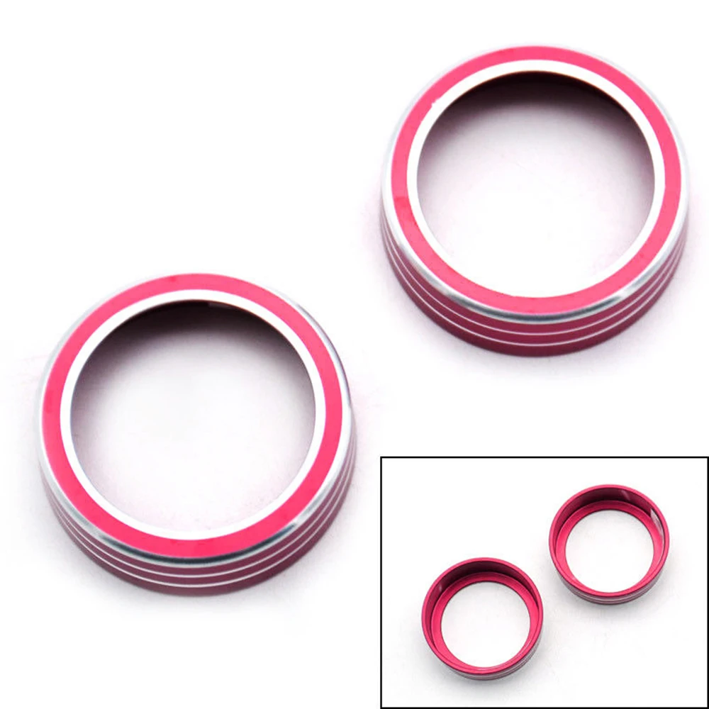 2 шт. автомобильная Алюминиевая Декоративная кольцевая ручка переменный ток