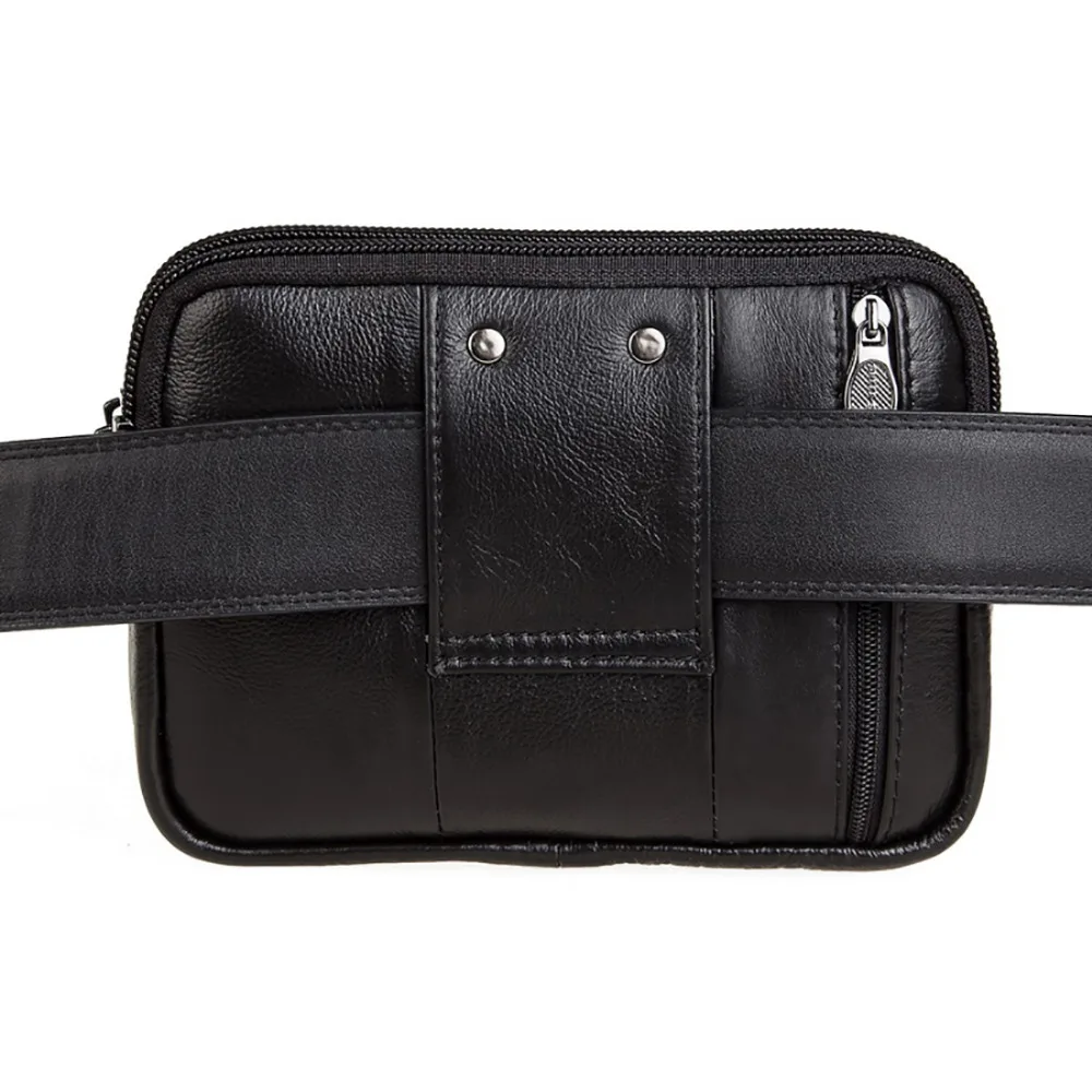 Поясная Сумка из натуральной кожи для мужчин 5 3 дюйма|leather waist packs|fashion packswaist pack |