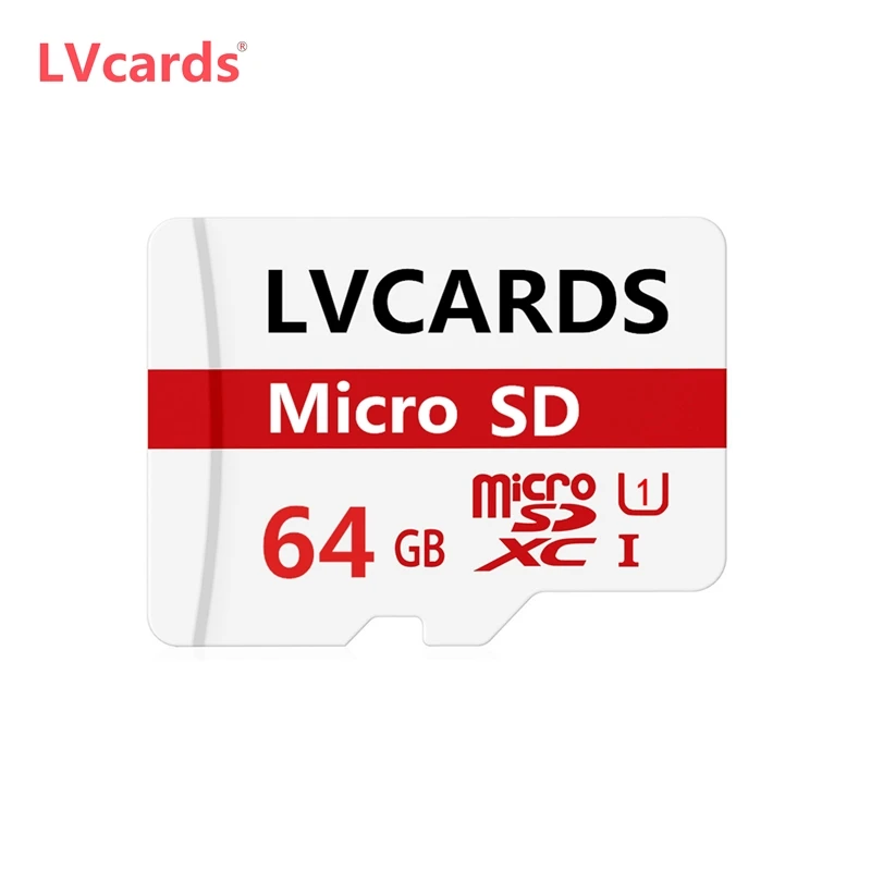 LVcards Micro sd карта 32 Гб класс 10 16 Гб/64 Гб/128 Гб класс 10 UHS-1 карта памяти флэш tf Micro sd карта s для смартфонов C2-08