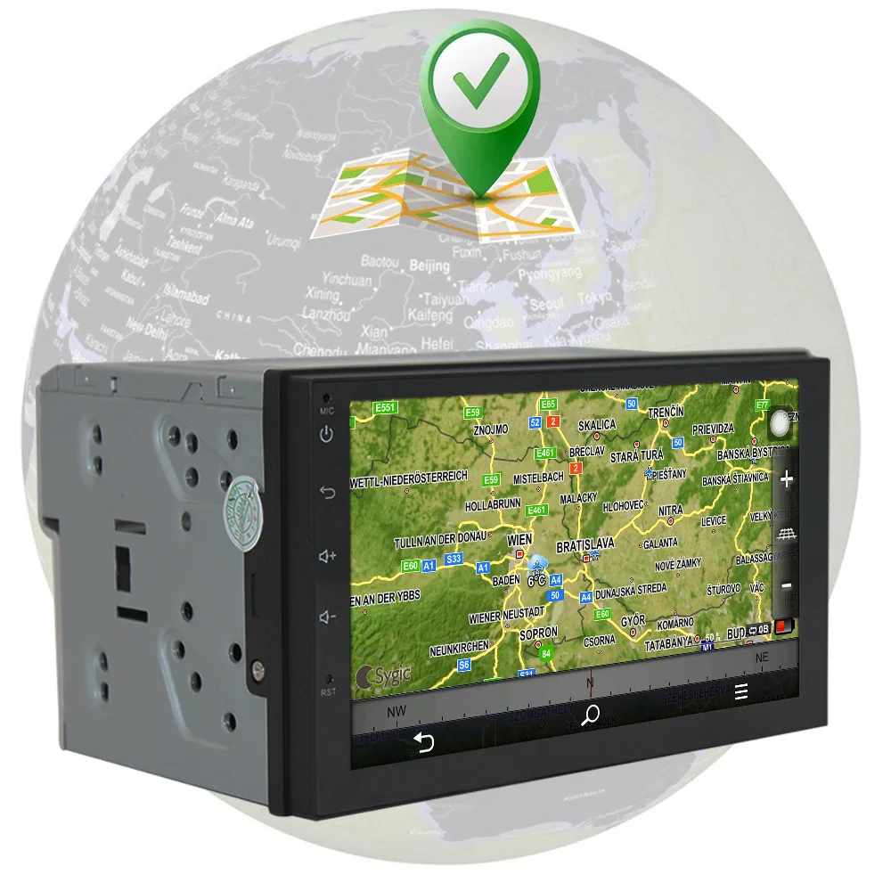 SWM 2din Android 7,1 Автомагнитола с сенсорным экраном RDS четырехъядерный 2 Din автомагнитола gps навигация Bluetooth зеркальная связь Авторадио USB