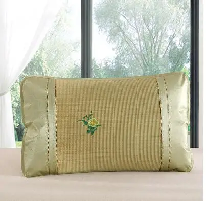 Летние утолщенные подушки летние одиночные соломенные наволочки из вискозы | Дом