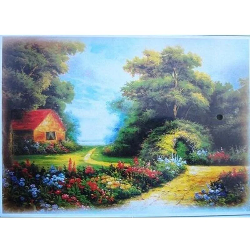 Пейзаж бумага головоломки 500 штук для взрослых развивающая игрушка DIY живопись