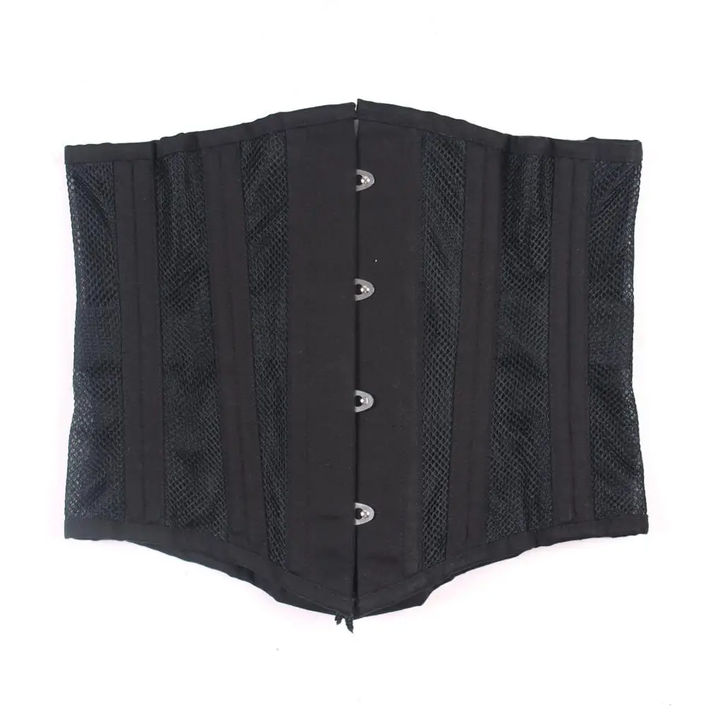 Корсет из 26 стальных корсажей корсет для тренировок на талии со шнуровкой сзади