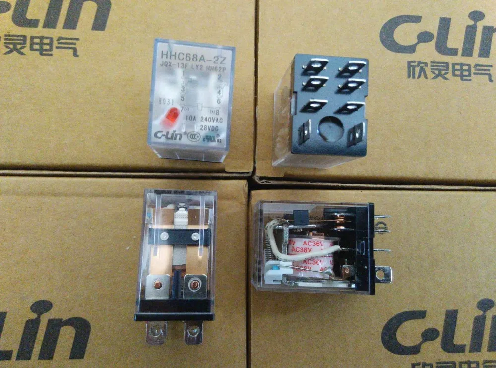 Brand new original authentic C-Lin HHC68A-2Z YJ2 JQX-13F/2Z LY2 HH62P YDR2PD Relay AC36V
Brand new original authentic C-Lin HHC68A-2Z YJ2 JQX-13F/2Z LY2 HH62P YDR2PD Relay AC36V
