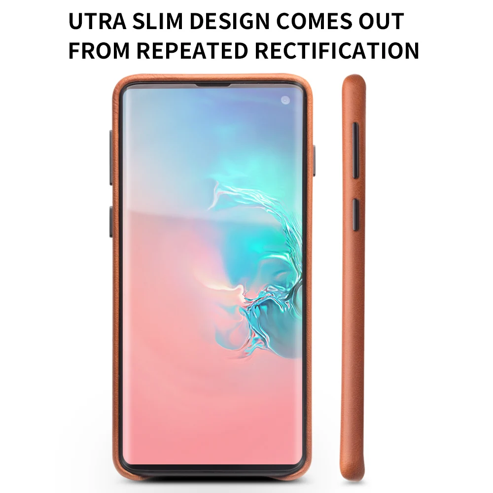 Модный чехол QIALINO из натуральной кожи для Samsung Galaxy S10 6 1 дюймов Роскошный телефона