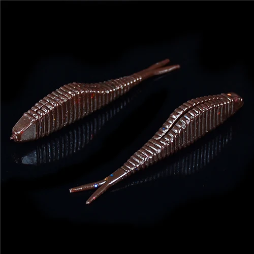 colorG 10 шт./лот Shad Мягкая приманка 6 см/7 см 1,5 г/2,5 г для рукоятки крючок под червя roofvissen искусственная силиконовая Форель Приманка мягкий гольян - Цвет: colorG
