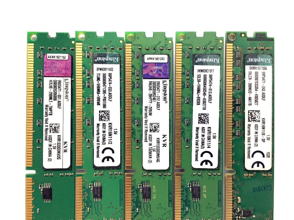Kingston ПК оперативной памяти Memoria модуль для рабочего стола, DDR2 DDR3 1 Гб 2 ГБ 4 ГБ PC2 PC3 667 МГц 800 1333 МГц 16005 667 800 1333 1600 8 Гб