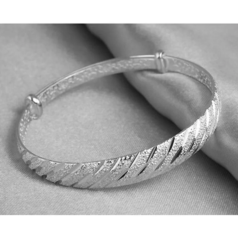 silver Талисманы Тибетский индийский Серебряный браслет Цветочный Braslet Женский Регулируемый браслет на запястье Braclet мужские ювелирные изделия аксессуары - Окраска металла: silver