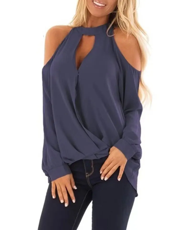 Весна Лето Новая женская футболка с круглым вырезом плиссированная сексуальная