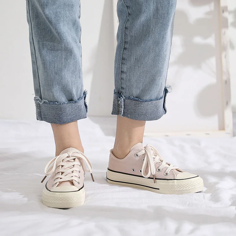 Женская парусиновая обувь с перекрестными ремешками весна лето 2019|Обувь без