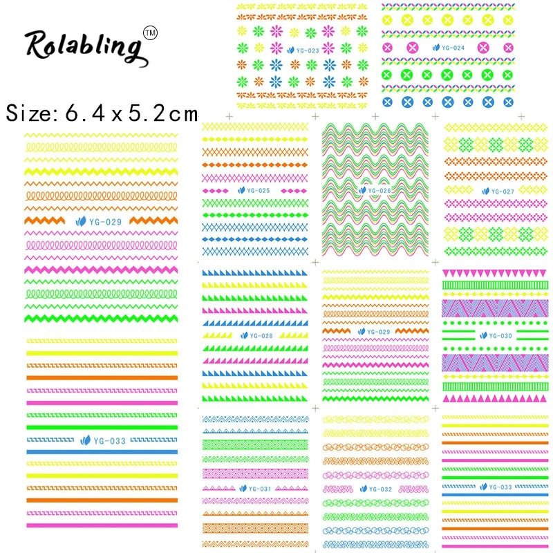 Новое поступление визуальные эффекты сильных полос искусственный маникюр для