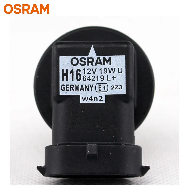OSRAM оригинальный H16 12V 19W 64219L 3200K Стандартный авто противотуманный фонарь Замена