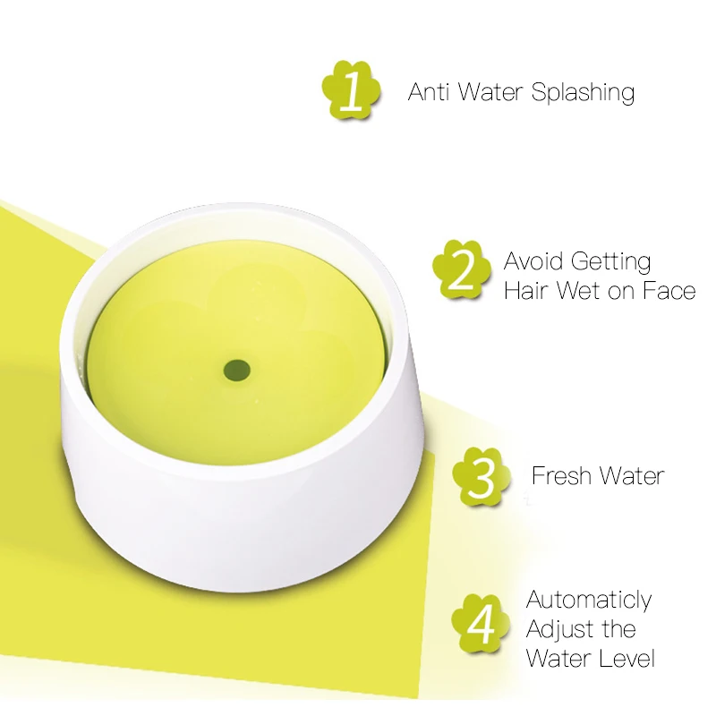 Кормушка для питомцев 1000 мл плавающая миска кошек собак щенков без смачивания