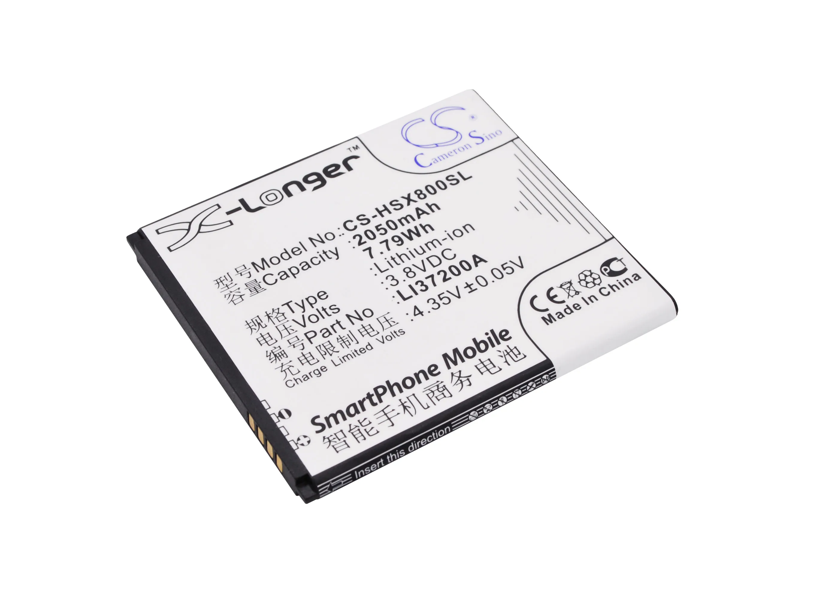 Аккумулятор Cameron Sino 2050mAh LI37200A для Hisense E620M HS T9 U9 U9|Аккумуляторы мобильных телефонов|