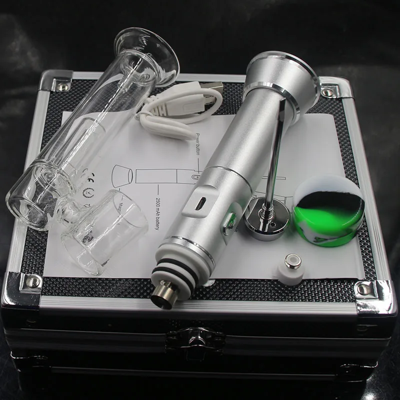 Комплекты enail портативная G9 Вощеная ручка Henail Plus Dab Rig с кварцевым титановым