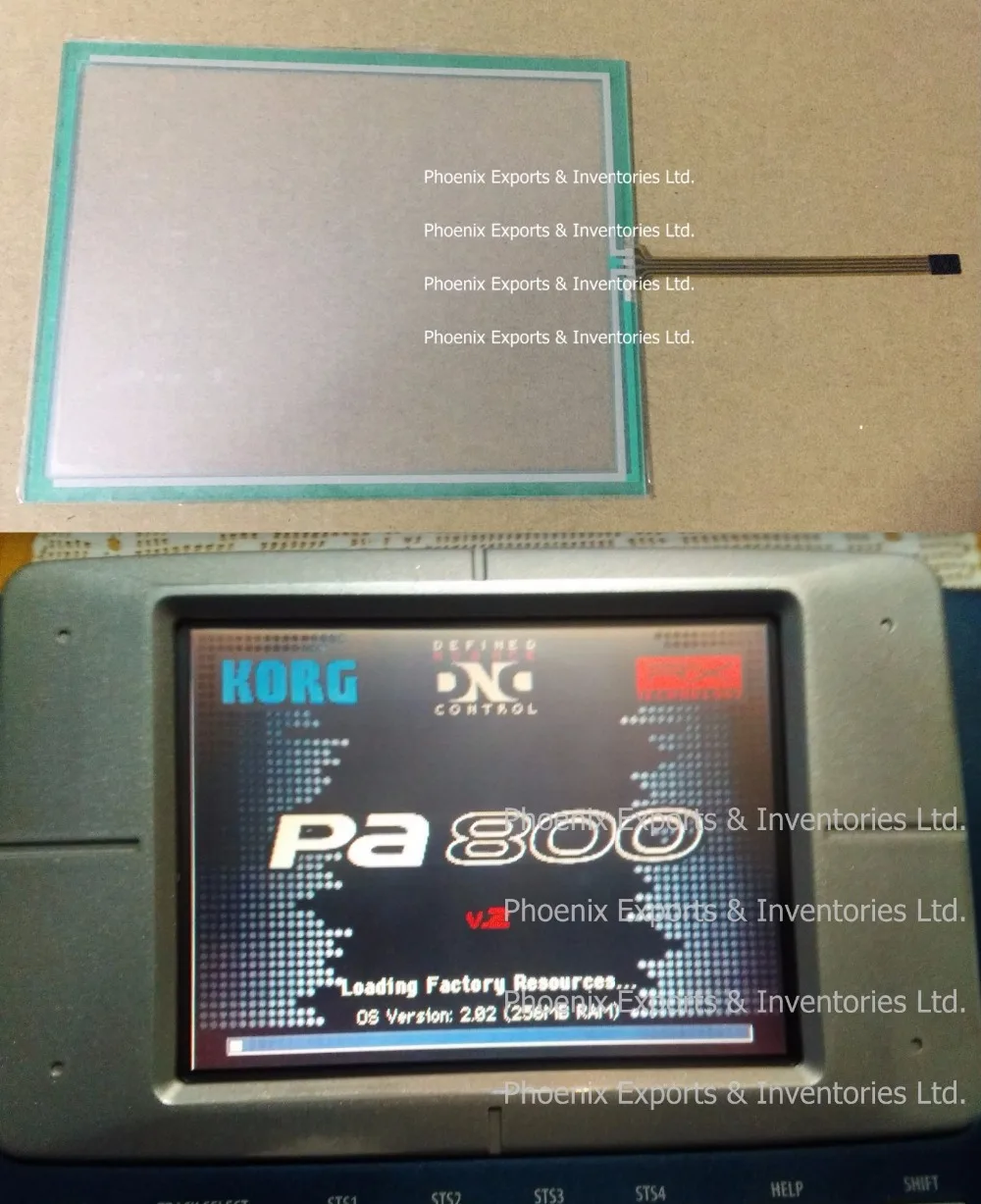 Совершенно новый дигитайзер сенсорного экрана для Korg PA800 10 шт. Зеленый Хорошее