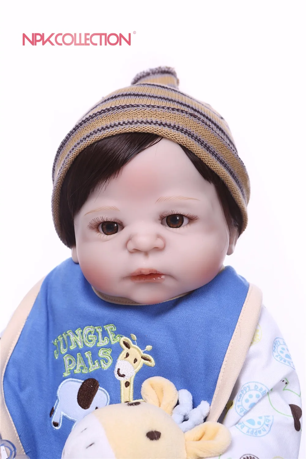 Npkколлекционная кукла нового дизайна полностью силиконовая Реалистичная Bebes Reborn