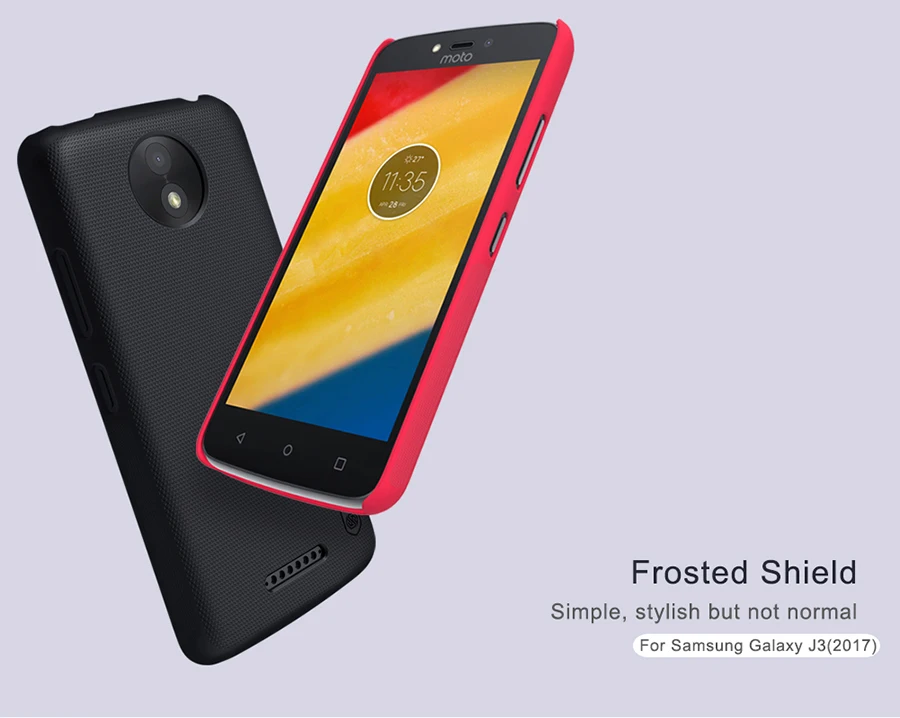 1 шт. Nillkin Super Frosted Shield Матовая Твердый переплет + защита экрана Чехол для