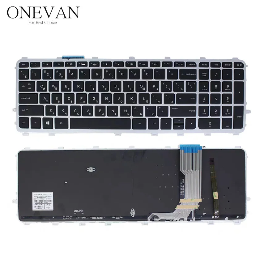 

New Keyboard RU for Hp Envy 15-j000 15-j100 15t-j000 15z-j000 Series with Frame