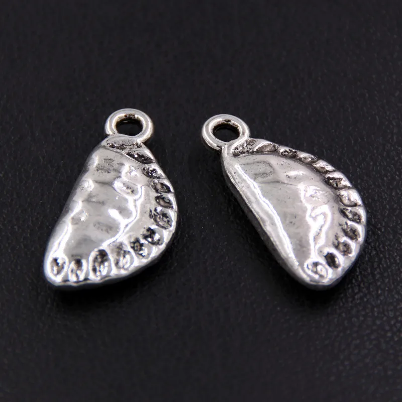 

20PCS Silver Color Metal Food Dumplings Pendant Pierogi Charms For Jewelry Making Diy Jewelry Charms Making Findings A2388