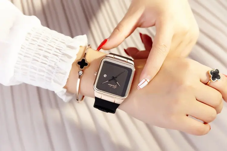 Брендовые женские часы, женские силиконовые квадратные часы reloj mujer, роскошные нарядные часы, женские кварцевые наручные часы из розового золота, Montre Femme