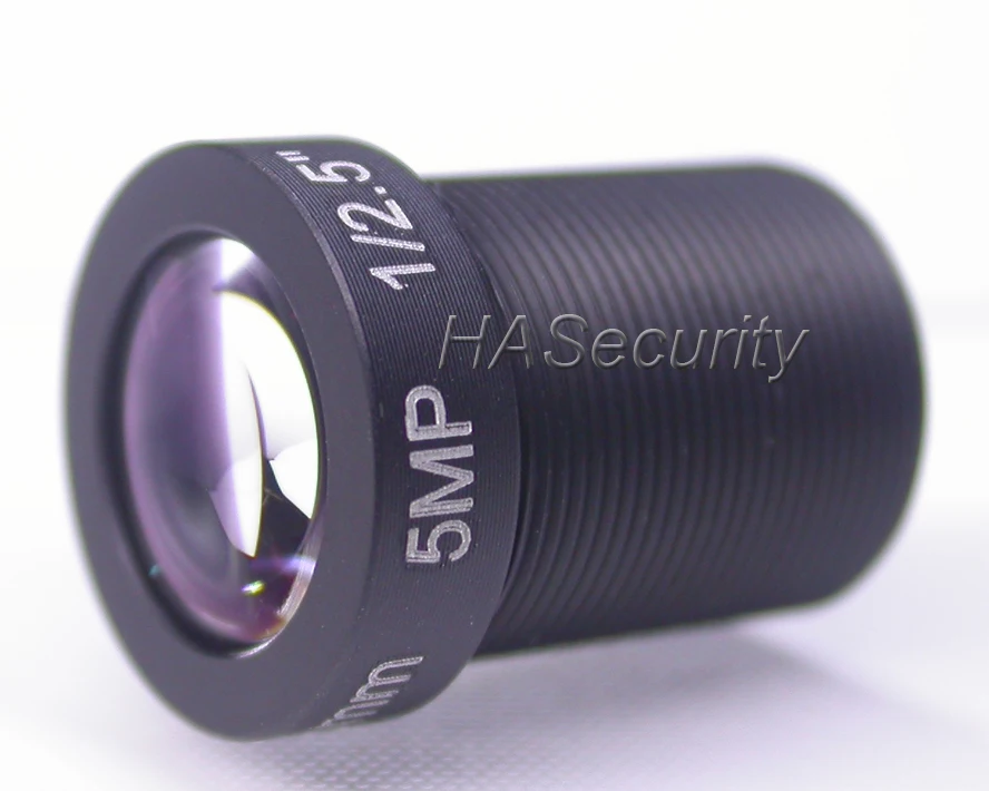 Объектив 16 мм M12 5.0MP F1.8 aparure 1/2. 5 &quotдля монтажа модуля камеры видеонаблюдения |