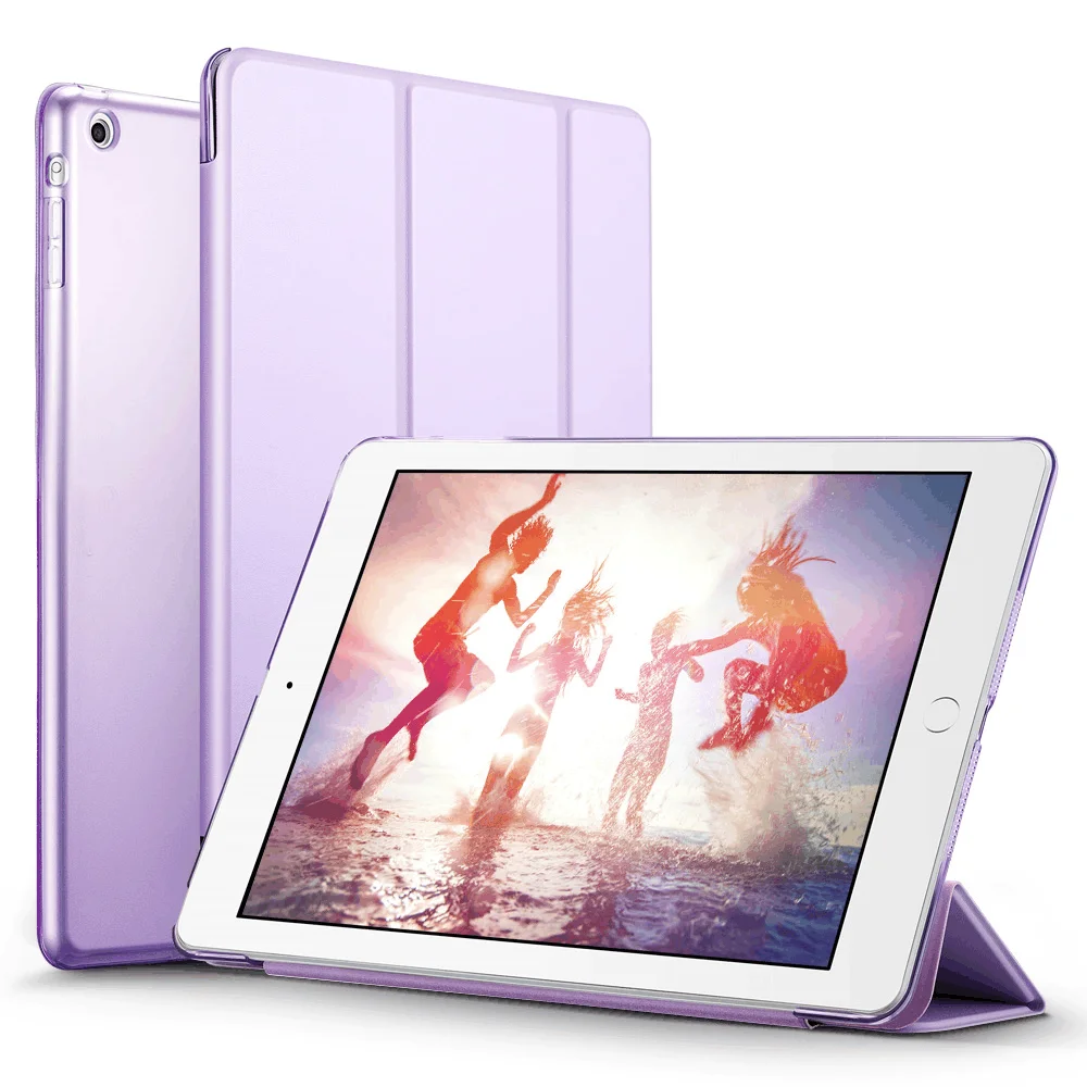Чехол для iPad мини 1 2 3, ESR Tri-Fold Smart Cover Цвет Ultra Slim PU кожа Прозрачный чехол для iPad Mini 1 2 3