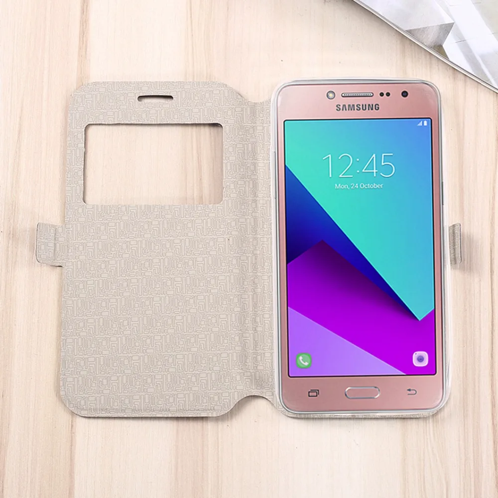 Роскошный Кожаный Флип Чехол Для Samsung Galaxy J2 J5 J7 Штрих 5 A5 2016 2017 Кожа Filp для A510 A520 J710 |