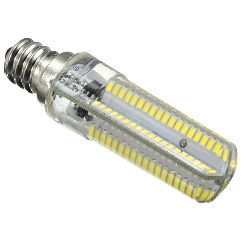 Светодиодный силиконовый шарик E12 8 Вт 152 SMD 3014 затемнения чистый теплый белый свет