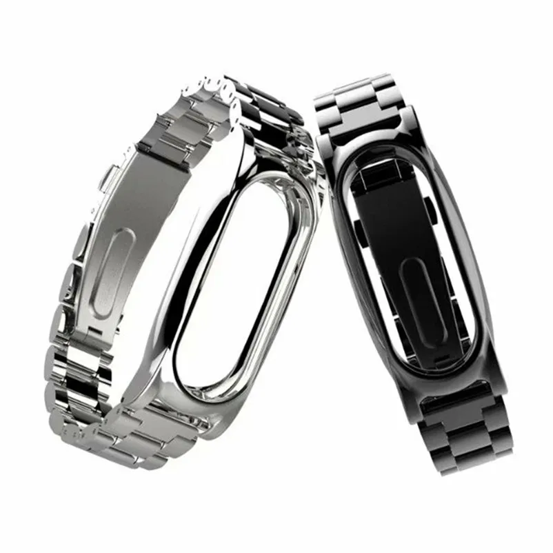 Adjustable Metal Strap For Mi Band 2 Bracelet Luxury Magnet Stainless Steel Watch Wrist Xiaomi 40NT27 | Электроника