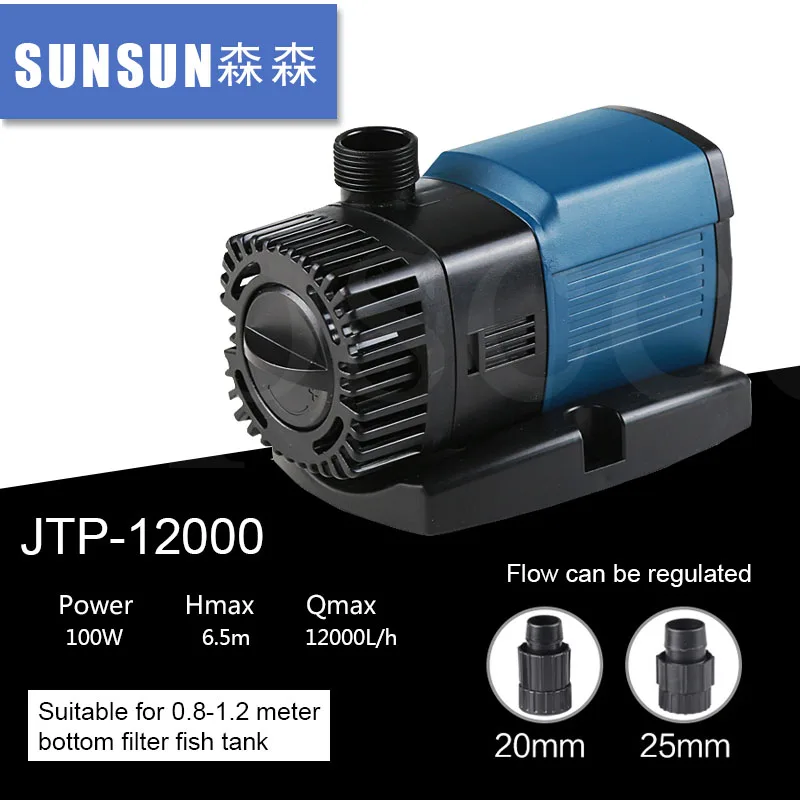 SUNSUN JTP2000 JTP2500 JTP3000 JTP4000 JTP5000 JTP6000 JTP7000 JTP8000 JTP9000 JTP10000 JTP12000 JTP14000 JTP16000 JTP-16000 - Цвет: JTP-12000