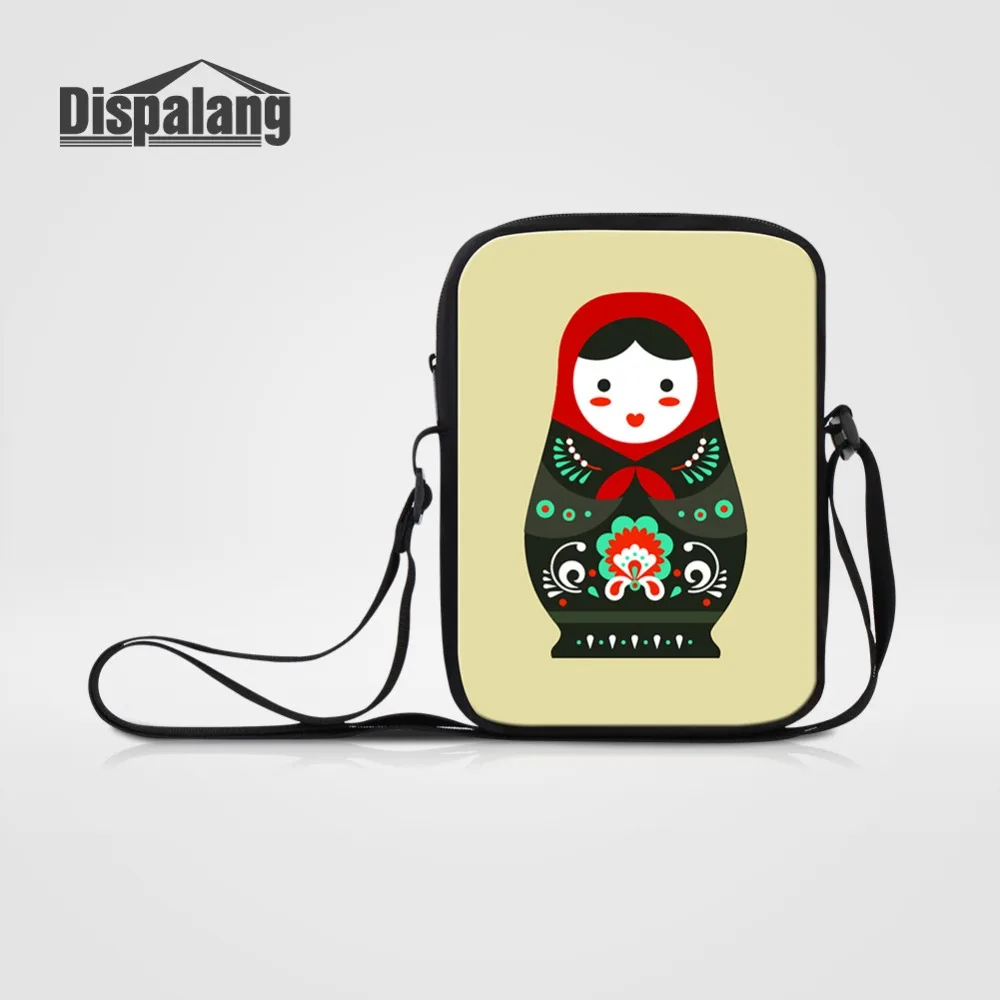 Сумка мессенджер Dispalang Matryona Matryoshka Маленькая женская сумка через плечо|Сумки с