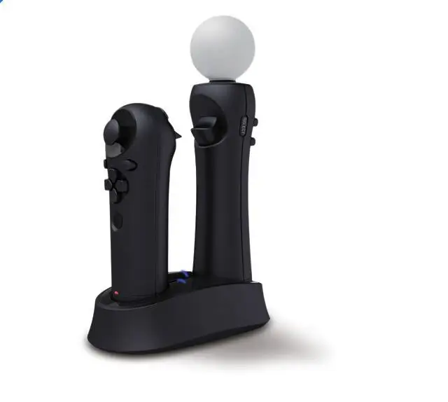 Двойная зарядная док станция для контроллера Playstation Move USB совместимая с