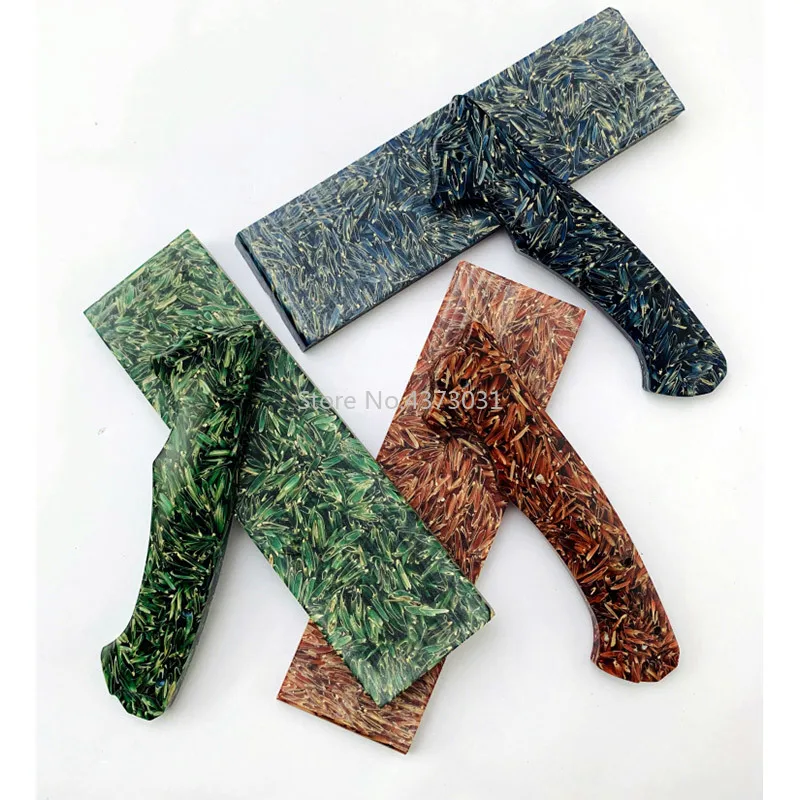 2 шт. рисовая шелуха композитный полимерный нож материал для рукоятки ножа сделай