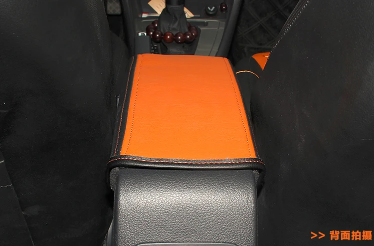 Genuine Leather Armrest Console Pad Cover Cushion Support Box Top Mat Liner FOR VW new SAGITAR GranLavida Lamando Golf7 | Автомобили и
