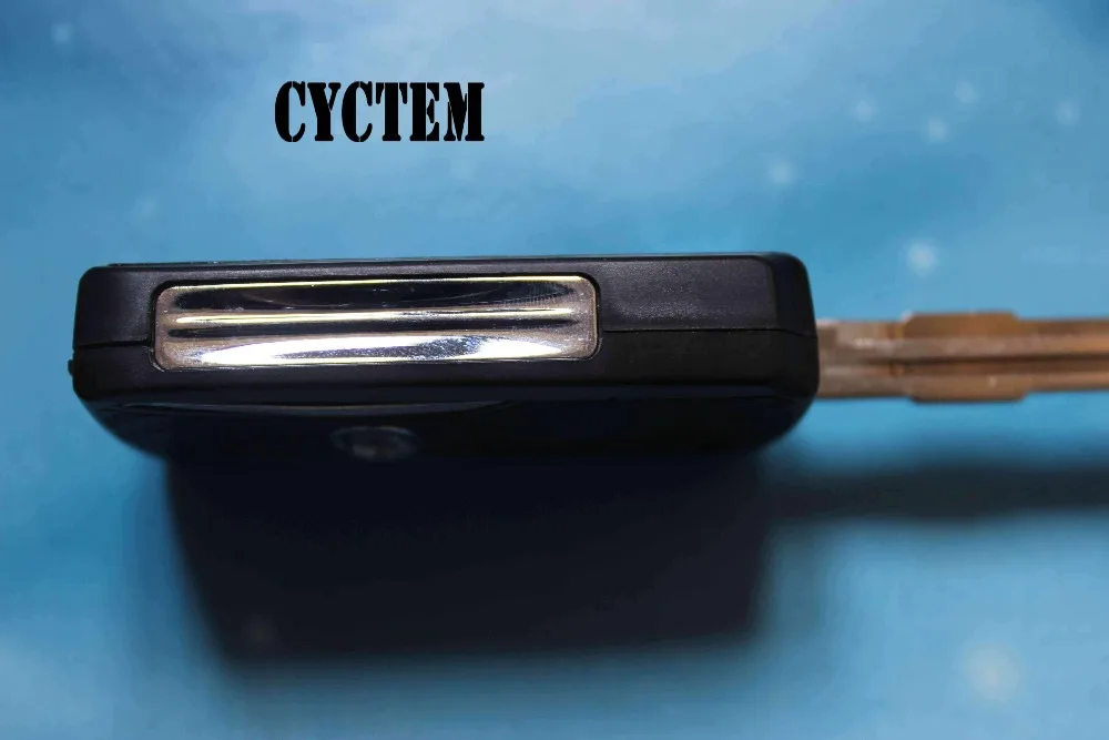 CYCTEM ключ автомобиля пустой корпус 2 кнопки модифицированный Флип складной пульт