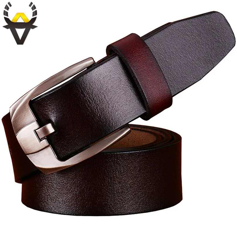 Ремень мужской из натуральной воловьей кожи шириной 3 8 см|genuine leather belt men|genuine