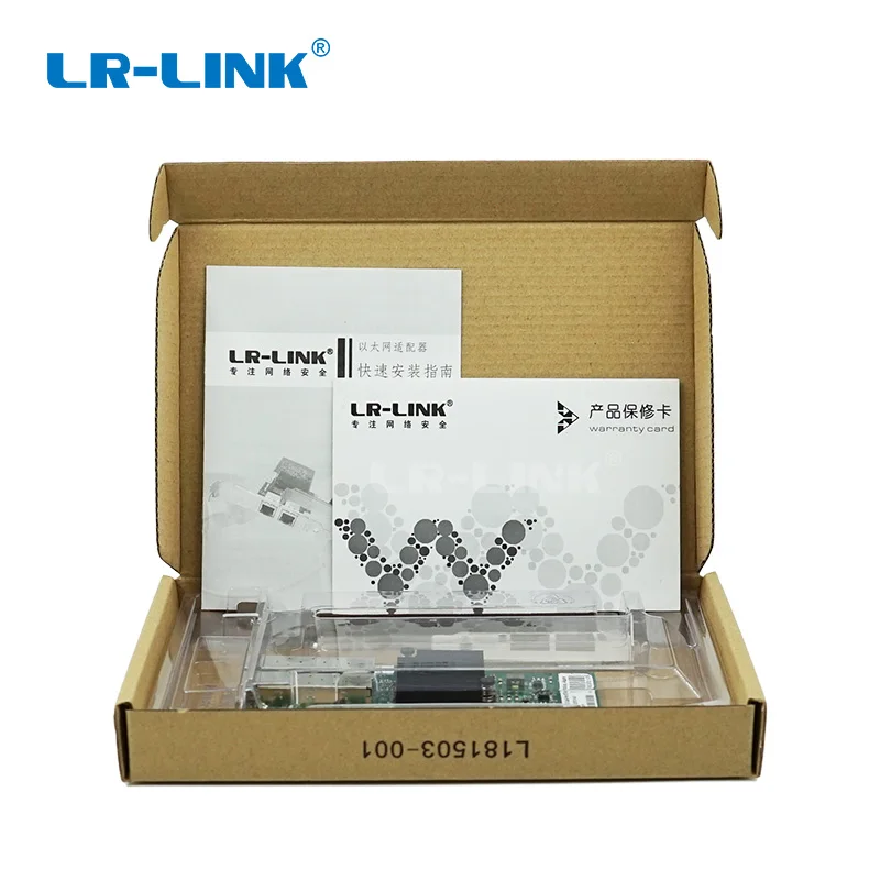 LR-LINK 9252PF -2SFP Gigabit Ethernet волоконно-оптический Lan адаптер PCI-Express x1 Двухпортовая