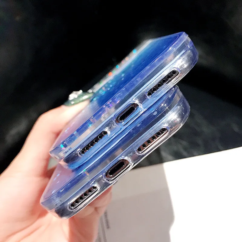 Динамический чехол с зыбучим песком для Huawei Y5 2018 Y9 Y7 Prime 2019 Honor 7C Pro|Чехлы-накладки| |