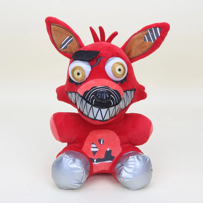 Nightmare foxy 25cm 20-25 см Five Nights At Freddy's foxy Fazbear медведь Фредди Бонни и Чика кошмар Фредди FNAF мягкие игрушки Детские куклы подарок - Цвет: Nightmare foxy 25cm