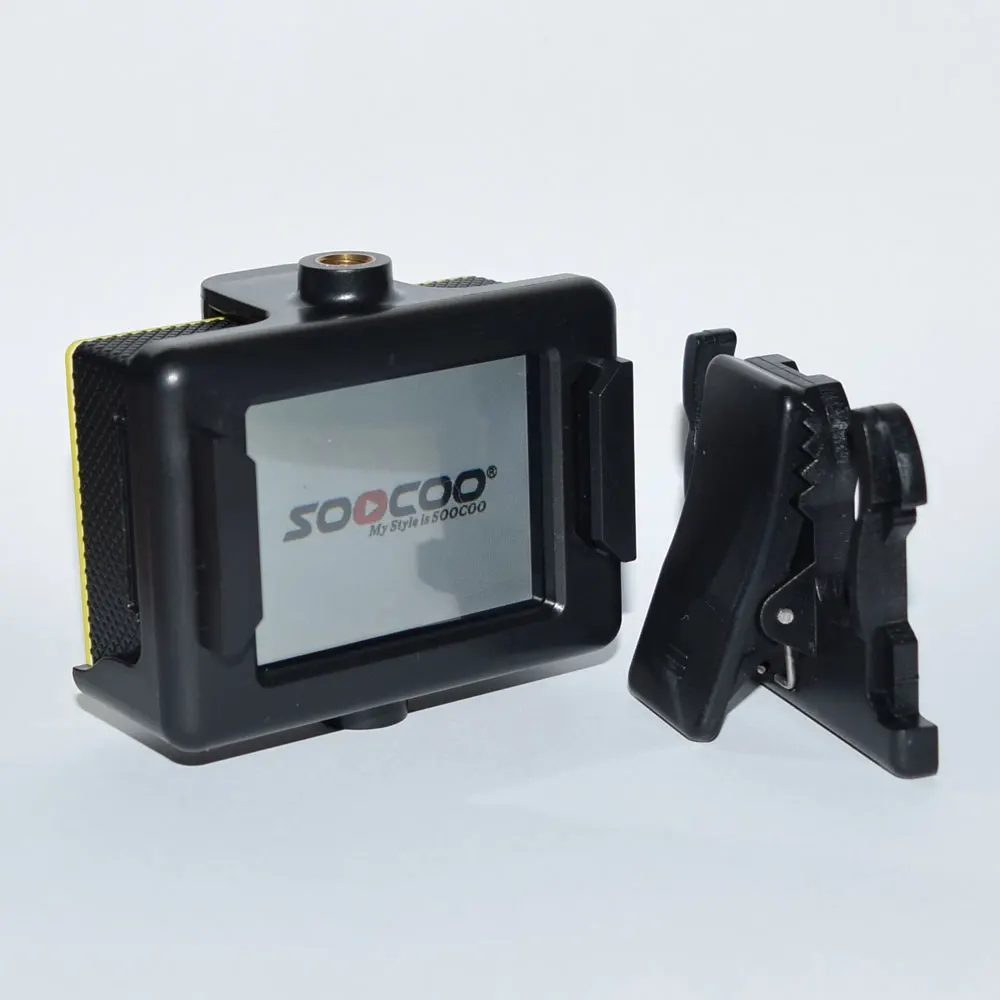 Портативный Пластик рамка чехол+ зажим для рюкзака для SOOCOO C30R 4K Wifi SJCAM SJ4000 Wi-Fi eken H9 R Спортивная Экшн-камера Камера аксессуары DV
