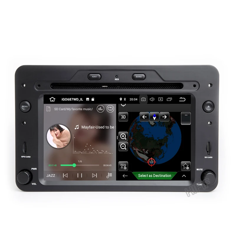 Автомагнитола 2 din на Android 10 с GPS-навигацией для Alfa Romeo 159 автомобиль Brera Spider Sportwagon 2006