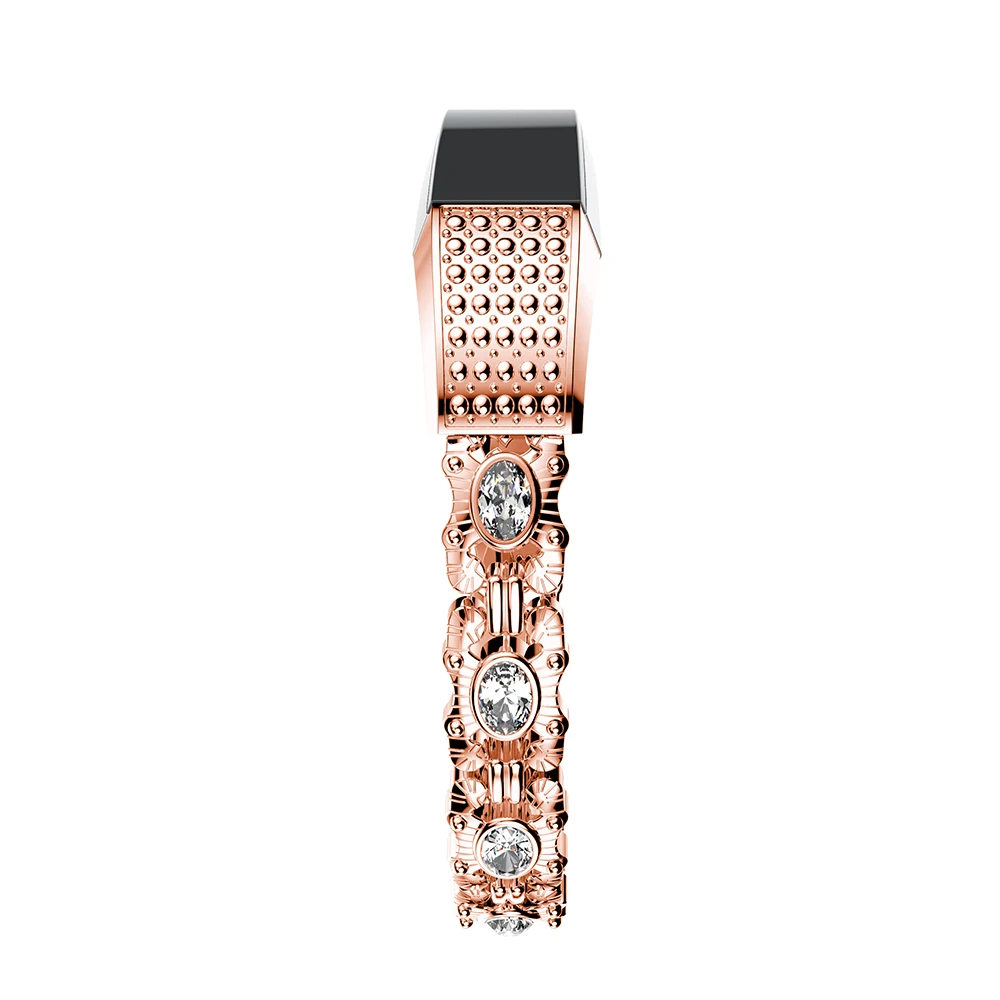 Специальный ремешок из нержавеющей стали для Fit bit alta hr Replacment Band розовое золото набор хрустальный браслет аксессуары для смарт-браслета от AliExpress WW