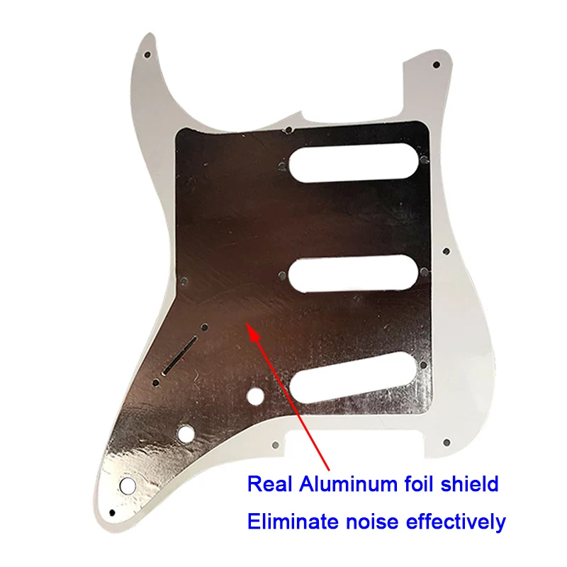 Pleroo деталь гитары Pickguard для крыла 8 винтовых отверстий 57' Stratocaster стандарт SSS St
