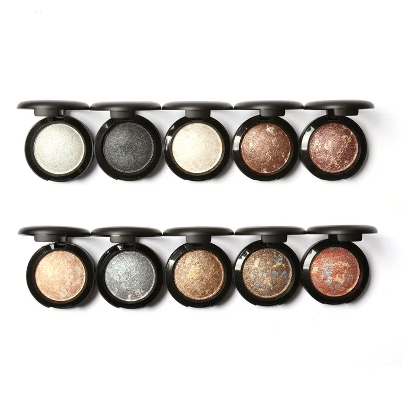 36pcs FOCALLURE 10 Colors Baked Eyeshadow Diamond Eye shadow Palette in Shimmer Metallic Eyes Makeup Cosmetics Tools FA12 |