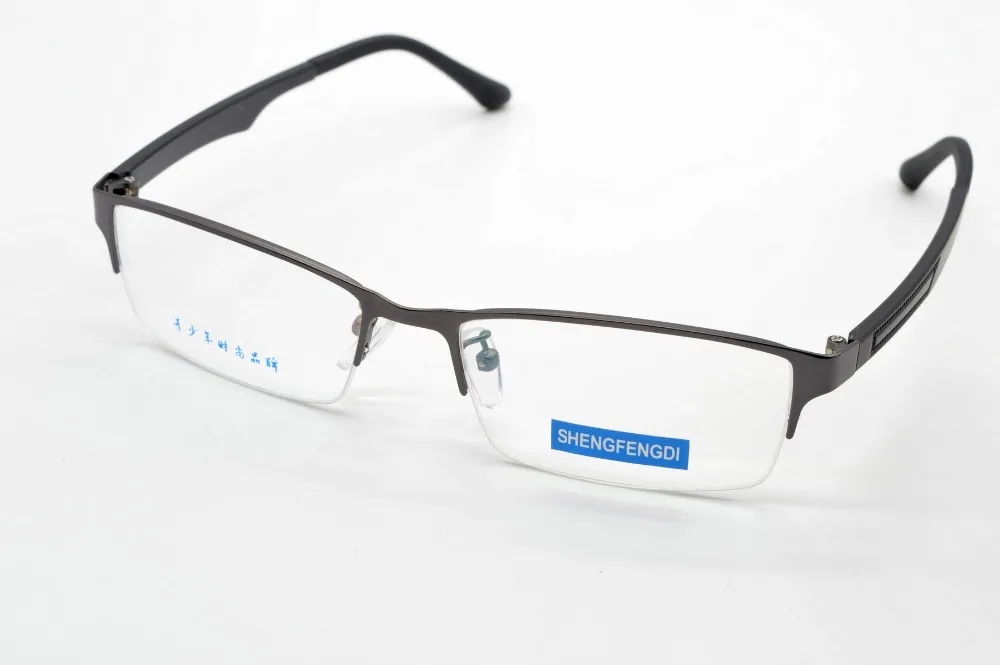 2016 SEMI RIM Сплав Модные черные мужские и женские очки оправа на заказ оптическая