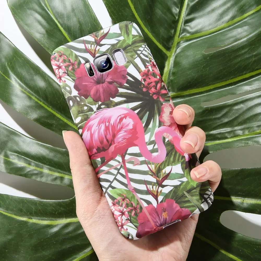 KISSCASE цветной чехол для телефона с тропическими листьями Huawei Mate 20 Lite P Smart P20 Pro