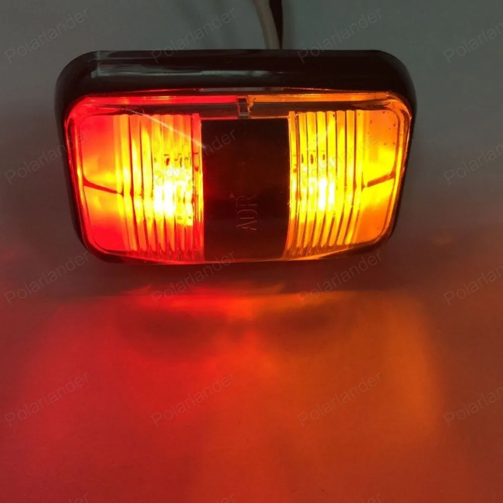 Огни Светодиодный боковые огни сигнал поворота габаритные для грузовиков