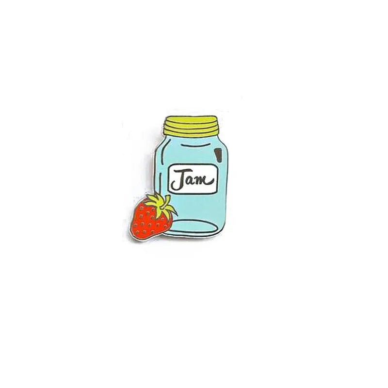XEDZ2019 новый мультфильм JAME синий чайник Металлическая Булавка вкусная клубника